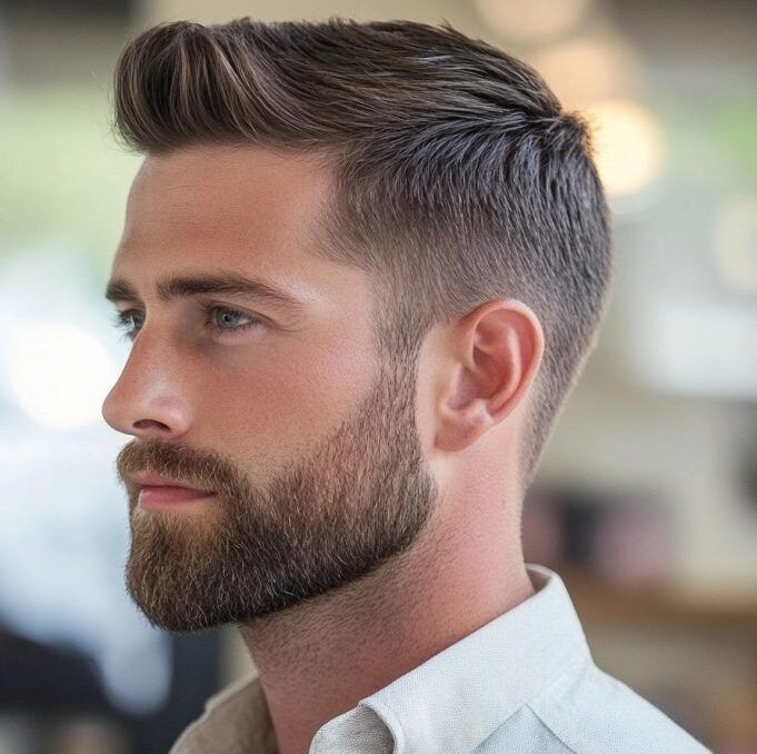 Professional men’s haircut and grooming services at Skinnish Premium Salon in Mangalore, Ullal, and Uppala.